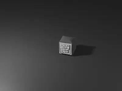 square top pillow  Free low-poly 3D model