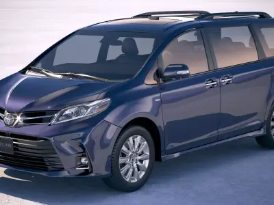 Toyota Sienna 2018 3D model
