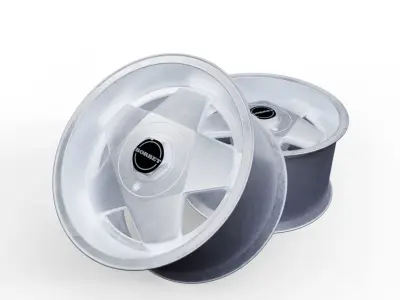 Borbet A aluminium rim 3D model