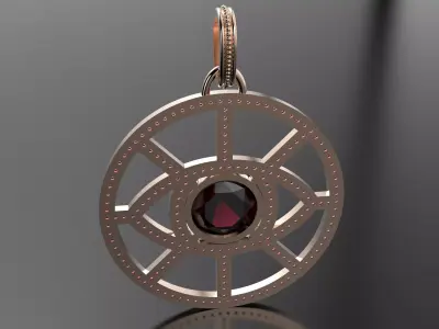 Eye pendant  3D print model