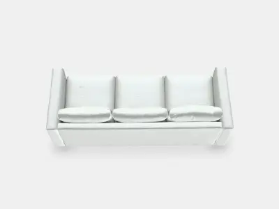 VIMLE 3-seat sofa 35 Low-poly 3D model