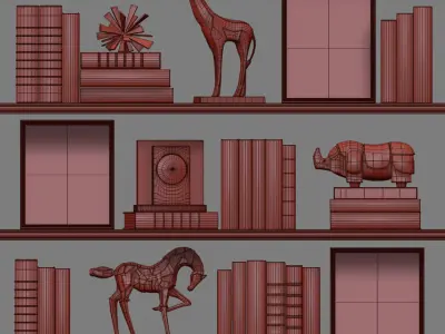 Decor Set 80 3D model