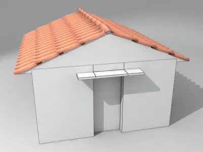 Roofing tiles 2 3D model