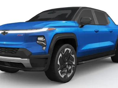 Chevrolet Silverado EV RST 2023 Low-poly 3D model