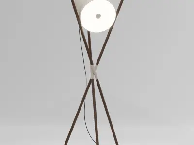 Tripod Floor and Desk Lamp Collection Artisan Shift Lamp 3D model