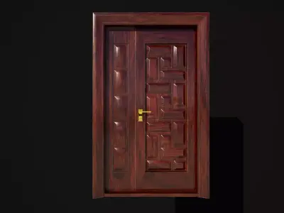 Hinged door 07 3D model