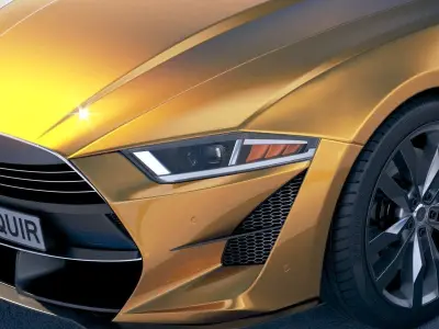 Generic Muscle Car 2018 3D model