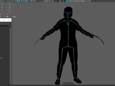 Psycho01 psycho - unreal engine Low-poly 3D model