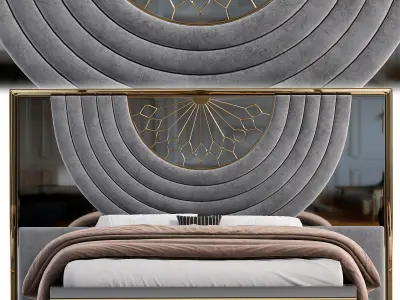 Torento Bed By Evgor Luxury 3D model