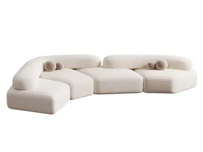 ON THE ROCKS MODULAR SOFA 3D model