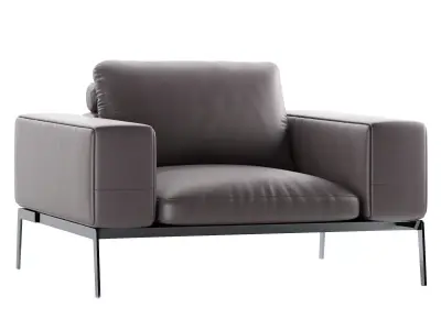 Armchair Flexform LIFESTEEL 3D model