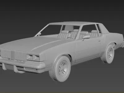 Oldsmobile Cutlass Supreme 1980 3D print model