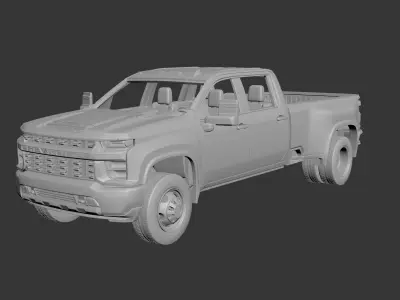 Chevrolet Silverado Dually 3500 2022 3D print model