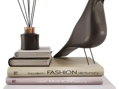 Eames Bird Decor Set 3D model