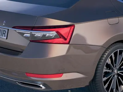 Skoda Superb 2020 3D model