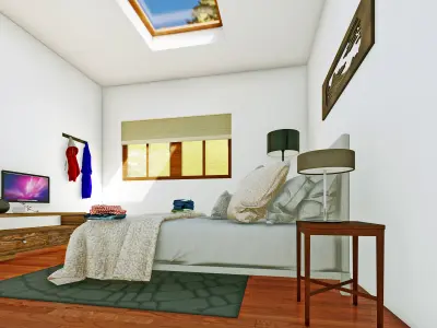 House Interior and Exterior  3D model