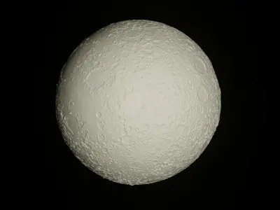 Earth and Moon Wall decoration 3D print model