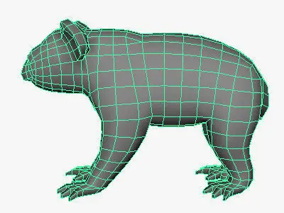 Low Poly Koala bear Low-poly 3D model