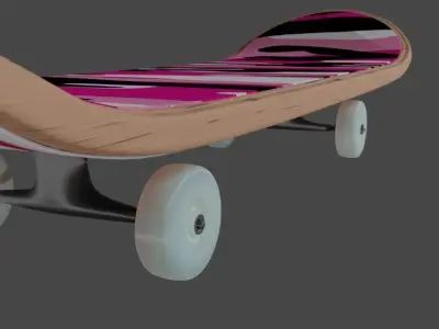 Skateboard model Free 3D model