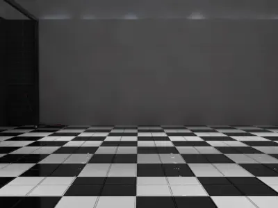 Garage Auto Low-poly 3D model