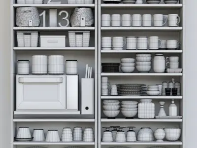 Trifles for the kitchen 3D model