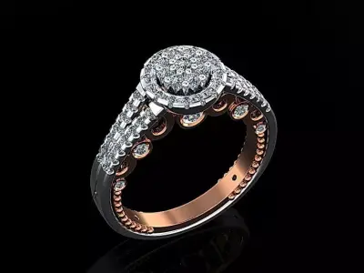 Women Ring 13 3D print model purchase