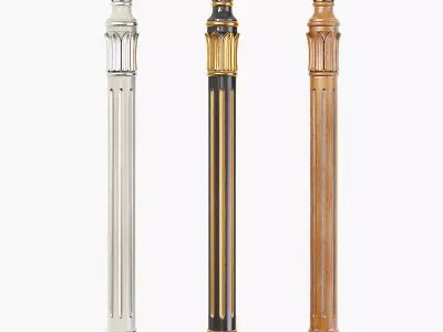 Classic baluster 01 3D model