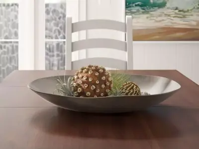 Sheyla Traditional Decorative Bowl Free 3D model