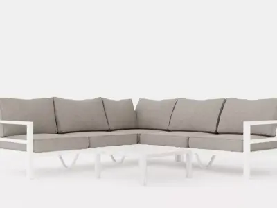 Leone sofa group Low-poly 3D model