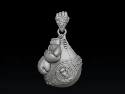 Boxing Pendant 3D print model