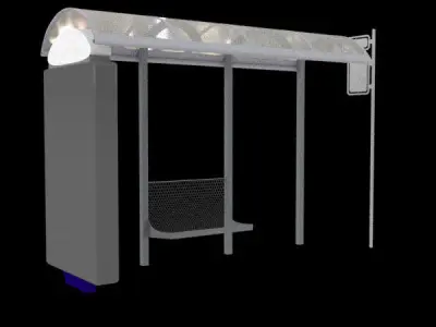 Bus stop Free 3D model