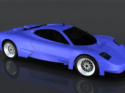 Joss JT1 Low-poly 3D model