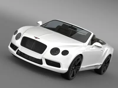 Bentley Continental GTC V8 2013 3D model