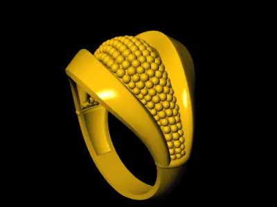 bend  bead ring 3D print model