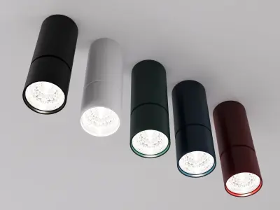 Cylindrical lamp 3D model