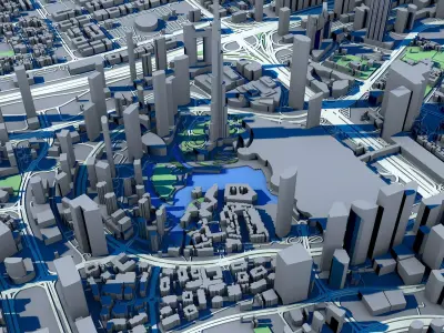 Burj Khalifa Dubai UAE Architecture Landmark 3D model