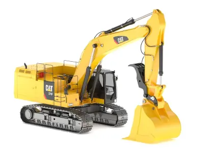 CAT 374F L Hydraulic Excavator 3D model