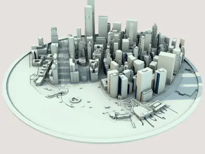 New York City United States 3D print model