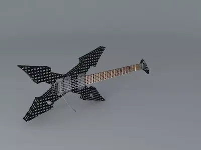 X Factor guitar Free 3D model