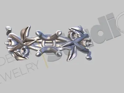 flower ring 3d model 3D print model