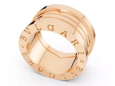 Bulgari Zero1 Ring 3D print model