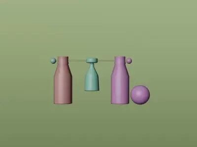 Woodball 3d Model 3D model