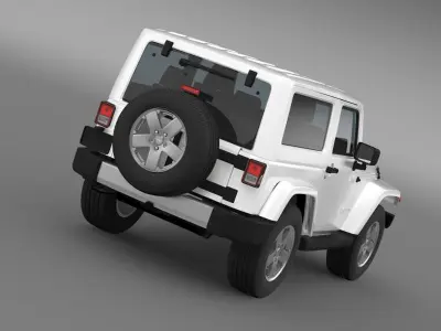 Jeep Wrangler 2011 3D model