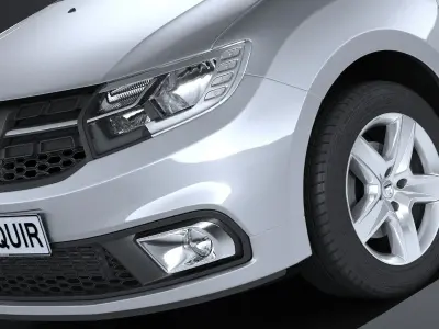 Dacia Sandero 2017 3D model