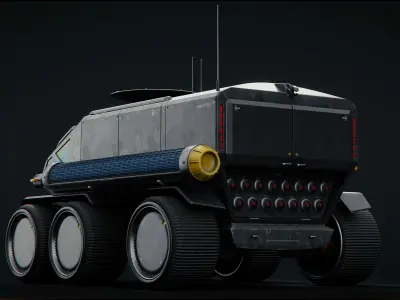 Toyota Lunar Cruiser Jaxa Moon Rover 3d Textures 3D model