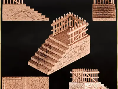 Siege Medieval Miniature Collection - 3D Printing  3D print model