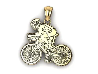 hanging bicycle 3D print model