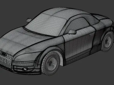 Audi TT printable 3D print model