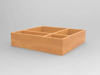Juha Storage Box Low-poly 3D model