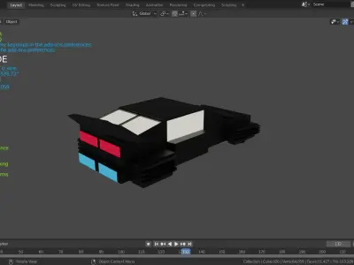  cybercity creating by cyberalex  Free low-poly 3D model